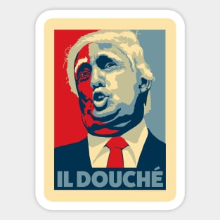 Donald Trump IL DOUCHE Sticker